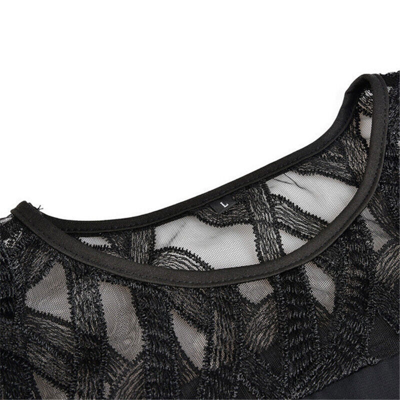 Elegantes Midikleid in Übergröße