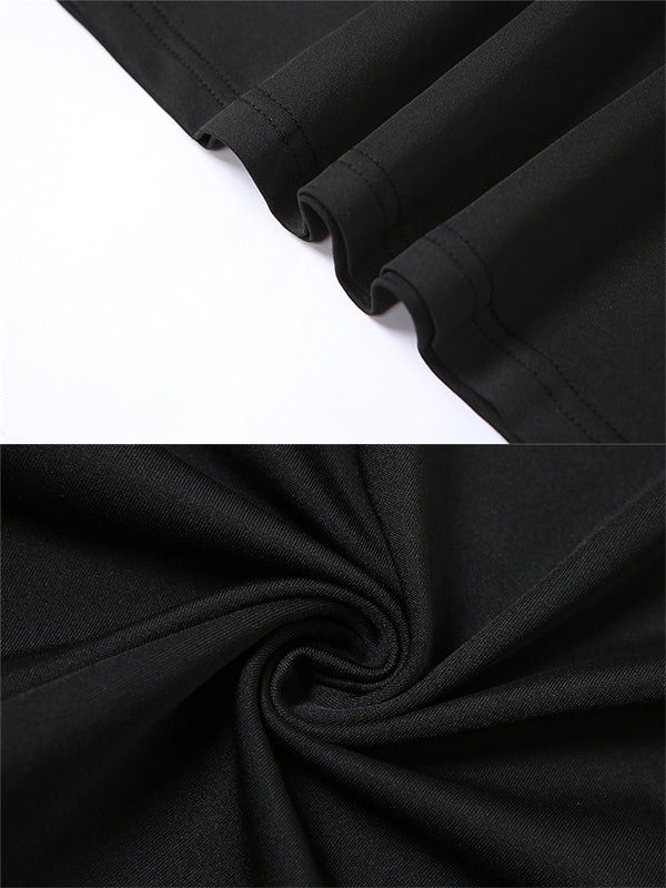 Schwarzes Cut-Out Meerjungfrau-Maxikleid – Elegant & Rückenfrei